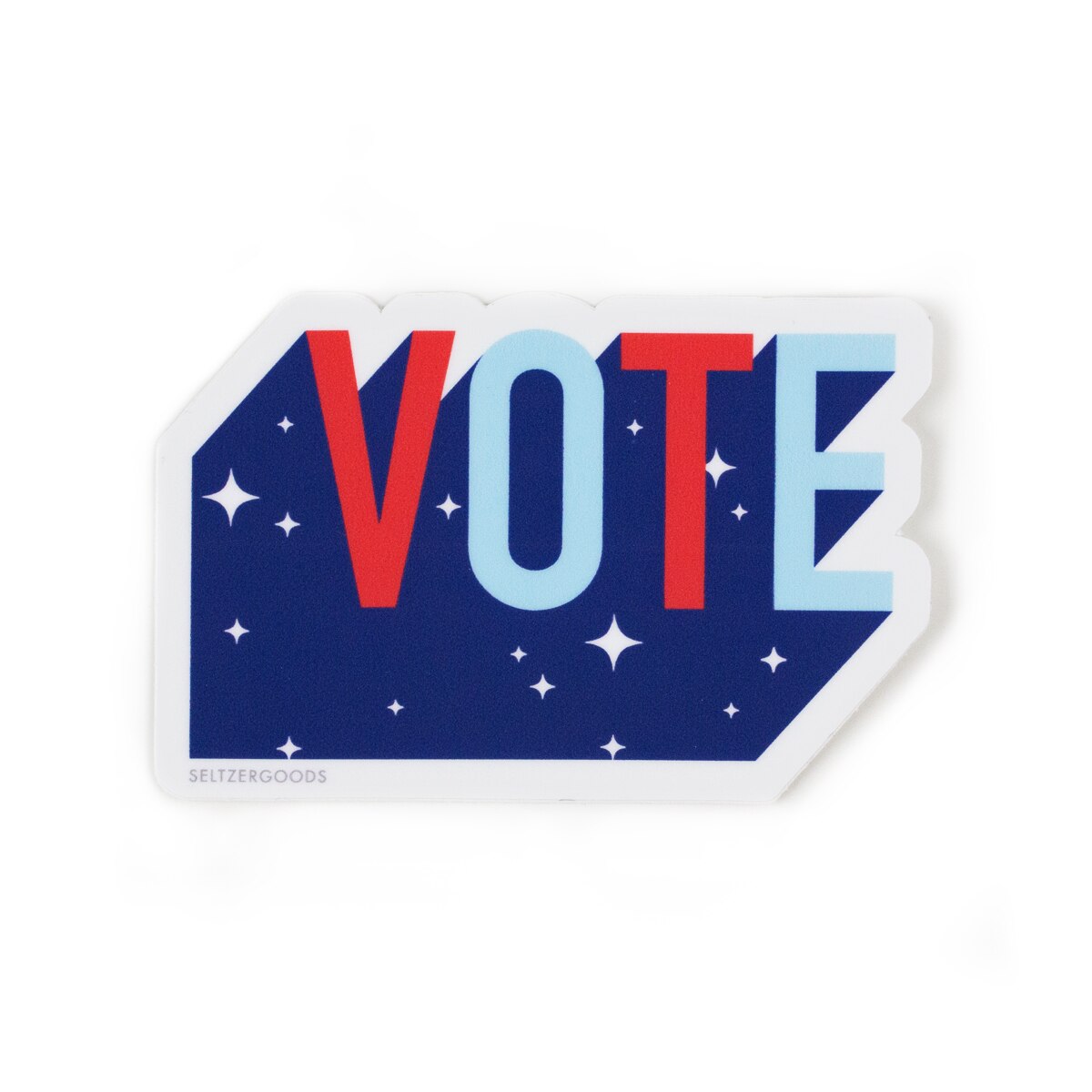 Vote Sticker Seltzer Goods